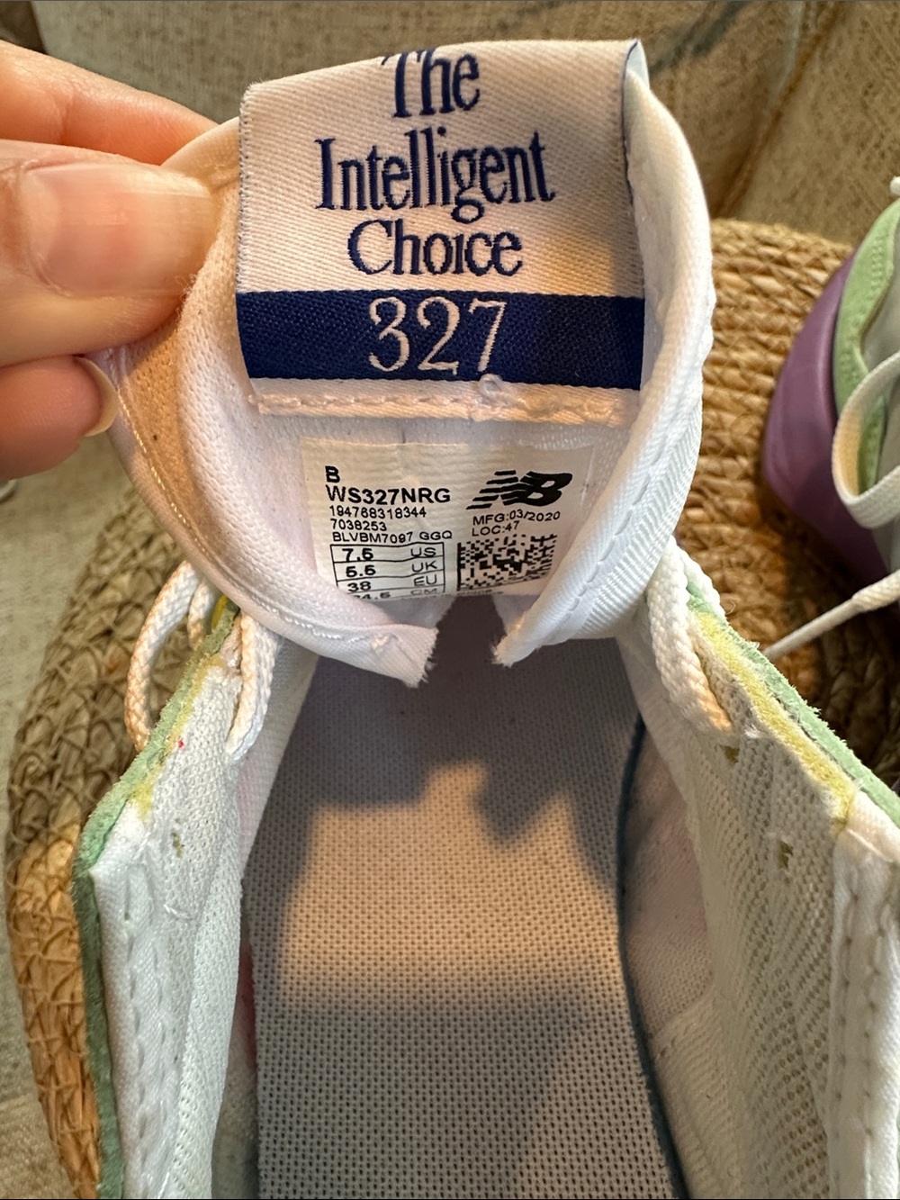 New Balance Neo Flame Sneakers - White, Red, Mint, Yellow, Purple - Picture 6 of 6
